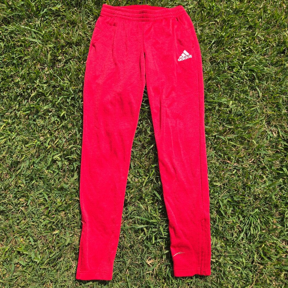 Adidas Sweatpants Joggers Jogging Pants Youth Unisex Small Red